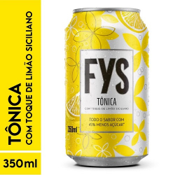 Refrigerante Agua Tonica Fys Lata 350ml