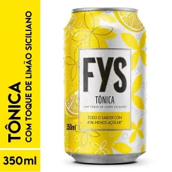 Refrigerante Agua Tonica Fys Lata 350ml