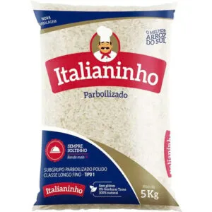 Arroz Parboilizado Tipo 1 Italianinho 5kg