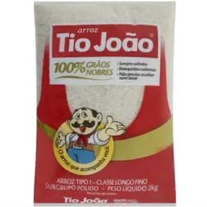 Arroz Branco Tipo 1 Tio João 2kg