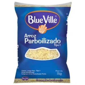Arroz Parboilizado Tipo 1 Blue Ville 1kg