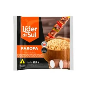 Farofa Pronta Líder Do Sul 250 G Tradicional