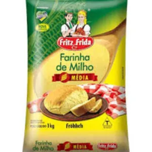 Farinha De Milho Fritz E Frida Média 1kg