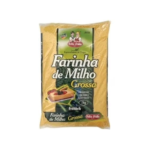 Farinha De Milho Fritz E Frida Grossa 1kg
