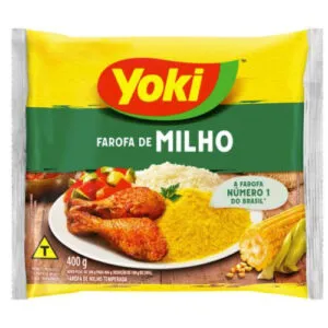 Farofa De Milho Yoki Temperada 400g