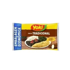 Farofa De Mandioca Yoki Tradicional Temperada 800g