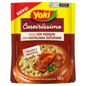 Farofa Mandioca Yoki 200 G Caseiríssima Costelinha Defumada