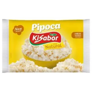 Pipoca Kisabor 100 G Natural