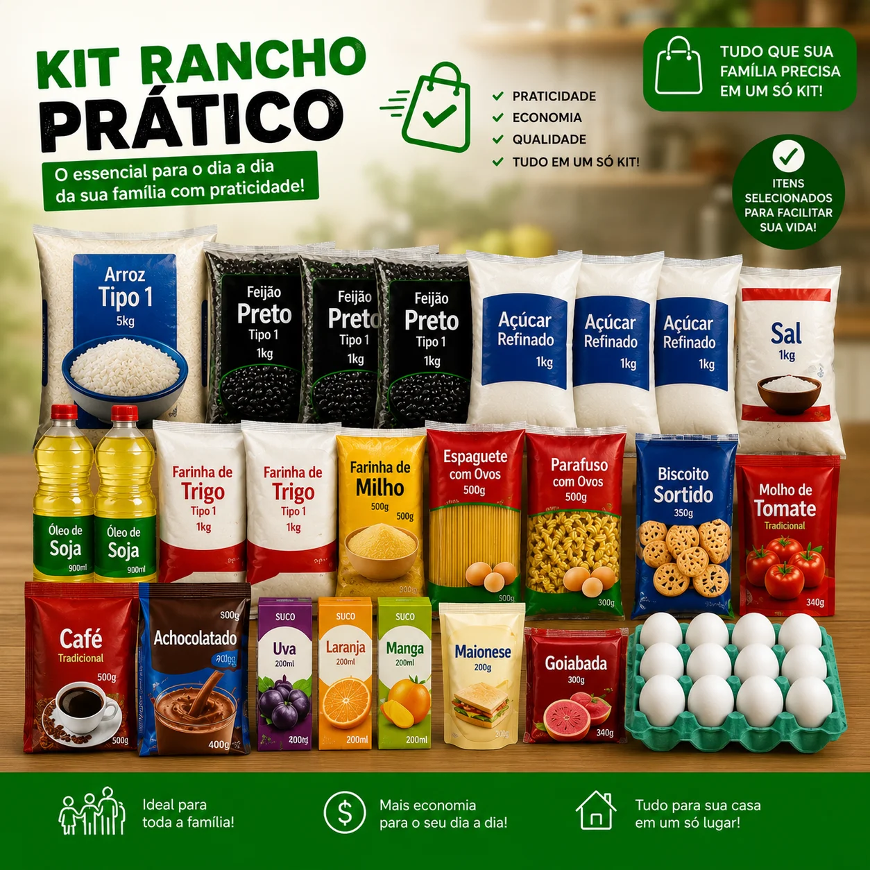 kit Rancho Prático