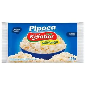 Pipoca Kisabor 100 G Manteiga