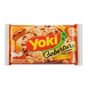 Pipoca Micro-ondas Yoki Cobertura Caramelo 160g