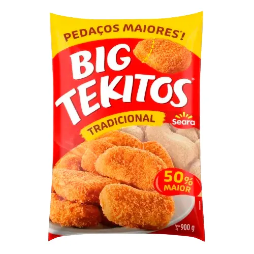 Empanado Fgo Big Tekitos Seara 900g Trad