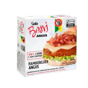 Hamburguer Bovino Sadia 360 G Bassi Angus